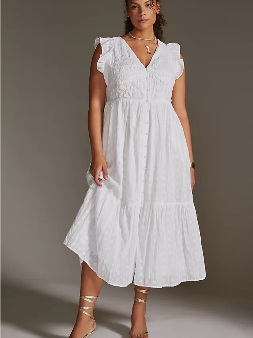 Anthropologie Peregrine Midi Dress 1X